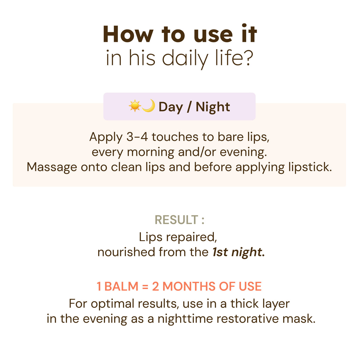 Nourishing Lip Balm Mask
